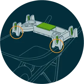 illustration of Little Burros product alignment